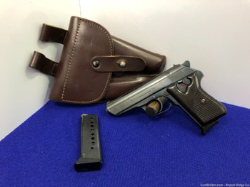 CZ VZ. 50 .32 ACP Blue 3 1/2" *LEATHER HOLSTER & EXTRA MAG INCLUDED*