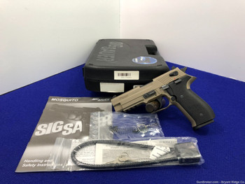 2012 Sig-Sauer Mosquito .22 LR 4" *INCREDIBLE FDE FINISH* Beautiful Pistol