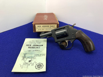 Iver Johnson 55S-A .32 ACP Blue 2 1/2" *SIDE LOADING SA/DA REVOLVER*