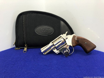 1974 Colt Cobra .38 Spl 2" *GORGEOUS BRIGHT NICKEL MODEL SNAKE*