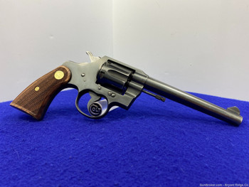 1949 Colt Official Police .38 Sp Blue 5" *EYE CATCHING POST WAR REVOLVER* 