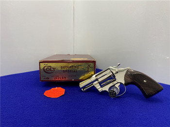 1976 Colt Detective Special .38 Spl 2" *FOURTH ISSUE FACTORY NICKLE MODEL*