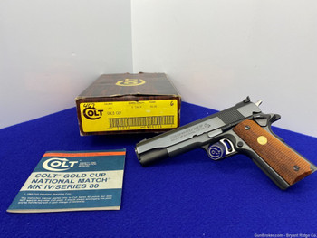 1984 Colt MKIV Gold Cup National Match Series 80 .45 ACP *STUNNING Example*