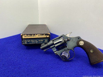 1934 Colt Bankers Special .38 S&W Blue 2" *PRE-WWII DOUBLE-ACTION REVOLVER*