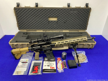 Heckler & Koch MR762A1 7.62x51 NATO 16.5" Black/FDE *GAS PISTON SYSTEM*