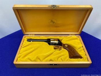 Colt Frontier Scout Chamizal Treaty .22LR 4.5" Black/Gold *ONLY 450 MADE*