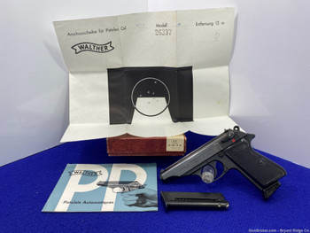 1967 Walther PP .22 LR Blue 3 3/4" *BEAUTIFUL GERMAN MADE PISTOL* Amazing
