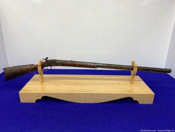 Dayton Ohio Percussion Rifle Blue 35 1/2" *SMOOTH WOOD HALF STOCK*