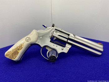 1988 Colt King Cobra .357 Mag 4" *BREATHTAKING BRIGHT STAINLESS* Incredible
