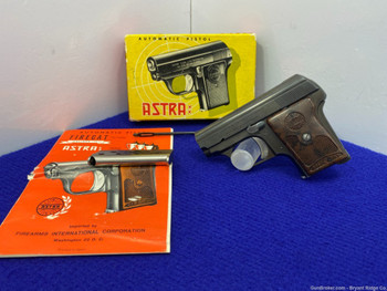 Astra Model 200 Firecat .25 ACP Blue 2 1/4" *PERFECT POCKET PISTOL*