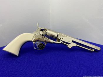 Colt 1862 Pocket Navy Nickel 5.5" *EXTRAORDINARY 150th ENGRAVING SAMPLER*
