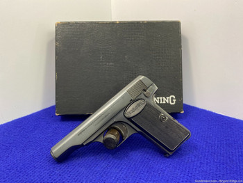 1966 Browning Auto 9mm Short Blue 3 1/4" *AWESOME BELGIUM MADE PISTOL* 