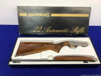 1983 Browning SA-22 .22LR Nickel 19 1/4" *GRADE II FACTORY ENGRAVED MODEL*

