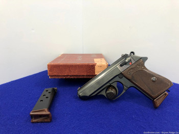 1965 Walther PPK 9mm Blue 3 1/4" *SCARCE 9MM KURTZ (.380) CARTRIDGE*
