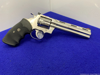 Colt Python .357 Mag 6" *FANTASTIC BRIGHT STAINLESS* 100% Flawless Snake
