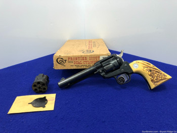 Colt Frontier Scout '62 .22 LR/.22 Magnum Blue *INTERCHANGEABLE CYLINDERS*
