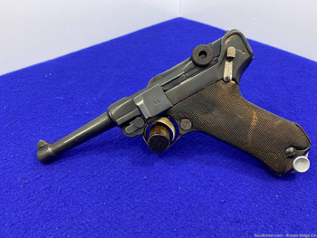 1916 Erfurt P.08 Luger 9mm Blue 4" *DESIRABLE WWI GERMAN MADE PISTOL*
