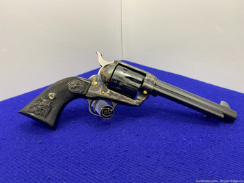 1998 Colt Single Action Army .45lc 5.5" GORGEOUS ROYAL BLUE & GOLD HARDWARE