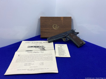 1969 Colt Government .45 ACP Blue 5" *DESIRABLE PRE-70 SERIES*Amazing Piece