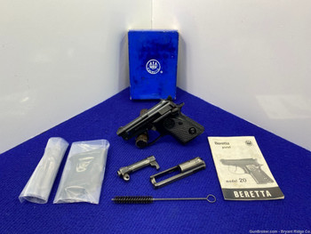 Beretta Model 20 .25 ACP Blued 2.875" *RARE TIP-UP BARREL BERETTA*