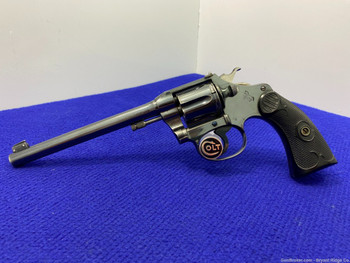 1913 Colt Police Positive Target .22 LR Blue 6" *FIRST ISSUE, MODEL "G"*