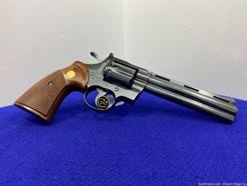 1979 Colt Python .357 Mag Blue 6" *EYE CATCHING SNAKE SERIES REVOLVER* 