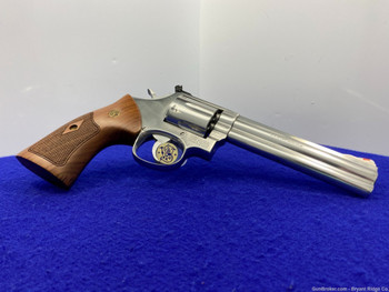 Smith Wesson 686 .357 Mag Stainless 6" AMAZING NO DASH MODEL EXAMPLE*
