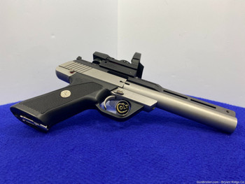 1998 Colt 22 Target .22 Stainless 6" *SCARCE SEMI-AUTOMATIC PISTOL* Awesome