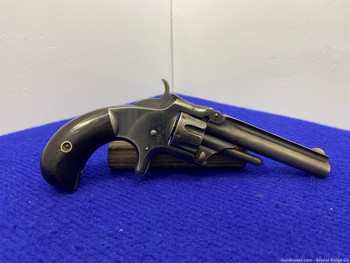 Smith Wesson 1 3rd Issue .22 RF Blue*INCREDIBLE TIP UP FRAME POCKET PISTOL*