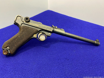 1916 DWM Luger 9mm *SCARCE 8" BARRELED WWI MODEL 1914 ARTILLERY PISTOL*
