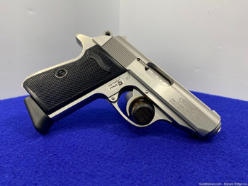 Walther PPKS 9mm Kurz Stainless 3 1/4" *STUNNING SEMI-AUTOMATIC PISTOL*