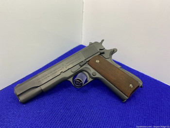 1943 Colt M1911A1 .45 ACP Park 5" *DESIRABLE US MADE WORLD WAR II PISTOL*