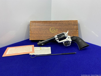 1958 Colt Single Action Frontier Scout .22LR Duo-Tone -RARE "Q" SUFFIX- 