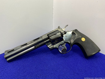 1983 Colt Python .357 Mag Blue 6" -CLASSIC SNAKE SERIES- Head Turning Find