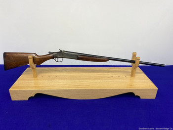 Iver Johnson Champion Model 16ga Blue 28" *AMERICAN BLACK WALNUT STOCK*