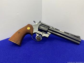 1956 Colt Python Blue 6" *EXTREMELY LOW 3-DIGIT SERIAL NUMBER* #316