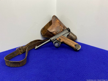 1932 Japanese Nambu Type 14 8x22mm Blue 4 5/8" *AMAZING WORLD WAR PISTOL*
