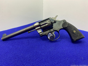 1922 Colt Army Special .38 Spl Blue 6" *STUNNING HIGH CONDITION EXAMPLE*