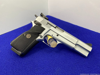 1995 Browning Hi-Power .40 S&W Stainless 4 5/8" *BELGIUM MADE SEMI-AUTO*
