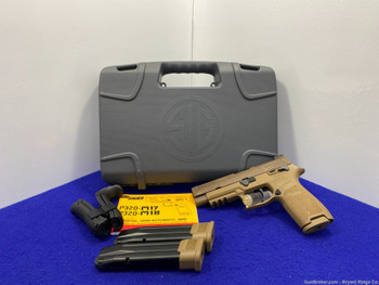 2022 Sig Sauer P320-M17 9mm Coyote Tan 4.75" *COMMERCIAL/CIVILIAN MODEL*
