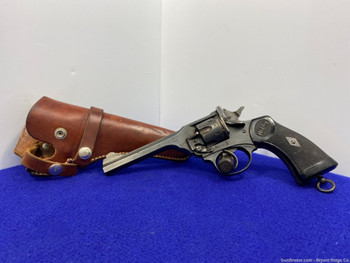 Webley & Scott Mark IV .38 145/200 5" *INCREDIBLE WORLD WAR REVOLVER*