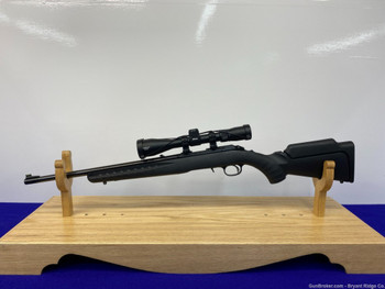 Ruger American .22 Mag Blk 18" *HEAD TURNING BOLT-ACTION RIFLE*
