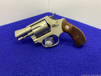 1993 Smith Wesson 37-2 .38 S&W Spl 2" *SMOOTH SATIN NICKEL FINISHED MODEL*