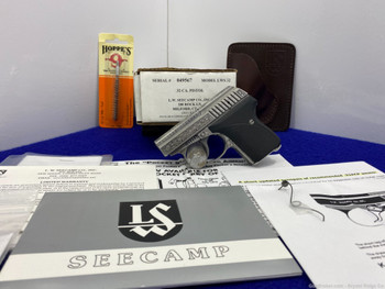 Seecamp LWS-32 .32ACP Stainless 2.06" *FEATURES AMERICAN SCROLL ENGRAVINGS*