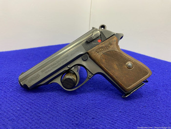 Walther PPK 7.65mm Blue 3.25" *"K" SERIAL SUFFIX WARTIME COMMERCIAL MODEL* 