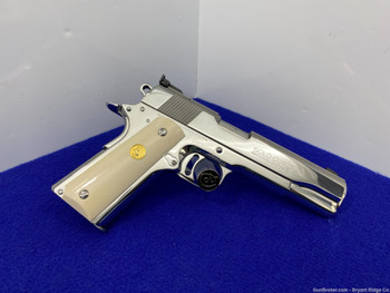 1992 Colt MKIV Gold Cup National Match .45 *PHENOMENAL BRIGHT STAINLESS*
