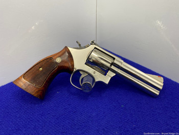 Smith Wesson 586 .357 Mag Nickel 4" *DISTINGUISHED COMBAT NO-DASH REVOLVER*
