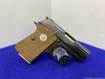 1972 Colt Automatic .25 ACP Blue *DESIRABLE AMERICAN COLT*
