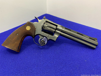1959 Colt Python .357 Mag Blue 6" *EARLY 4 DIGIT 1st GENERATION EXAMPLE*