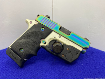 Sig Sauer P238 Rainbow .380 ACP 2.7" *GORGEOUS RAINBOW TITANIUM SLIDE*
